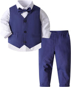 ARTMINE Toddler Boy Clothes Suit Gentleman Wedding Outfits, Formal Dress by Artmine
