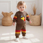 Fernvia Toddler Baby Girl Clothes 3 6 9 12 18 24 Months Fall Outfits Solid Long - Image 3