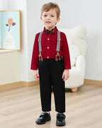 nilikastta Boy Suit Toddler Boy Outfit Boy Dress Shirt - Image 5