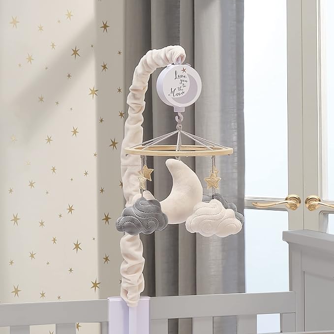 Lambs & Ivy Goodnight Moon Musical Baby Crib Mobile Soother Toy - Image 6