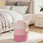 Fiona's magic Cotton Rope Laundry Hamper, Tall Woven Laundry Basket Storage - Image 4