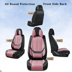 Coverado Universal Seat Covers Front, Waterproof Nappa Leather Car Seat Covers - Image 2