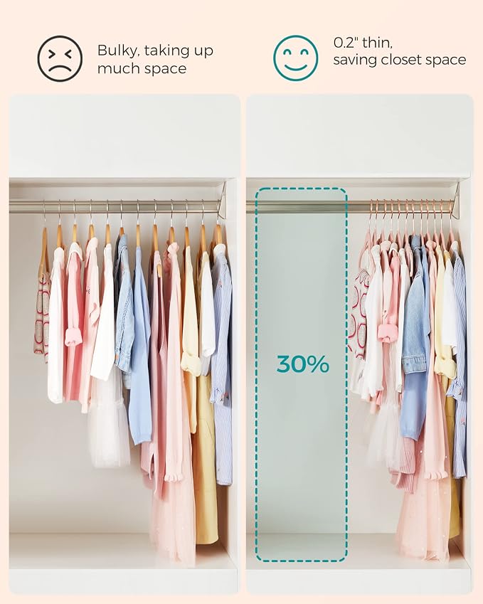 SONGMICS Baby Kids Hangers 50 Pack - Image 4