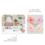 Tommee Tippee Ultra-Light StayPut Pacifier, 4 Pack, Designed - Image 2