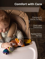 HARPPA 6 in 1 Baby High Chair, Convertible Infant Feeding Chair - Image 8