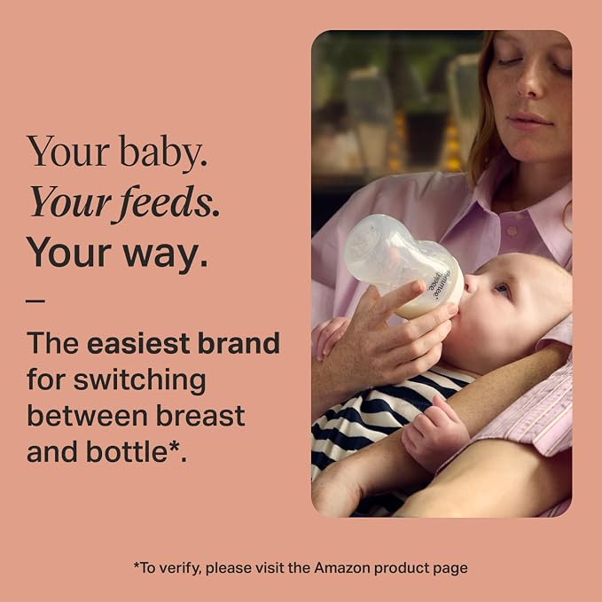 Tommee Tippee Natural Start 8 Piece BPA Free Bottle Set, Includes 2 x 5 oz & 2 - Image 3