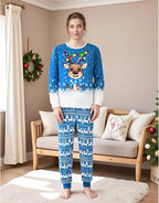 Awoscut Christmas Family Matching Pajamas Christmas Pjs Holiday Nightwear - Image 3