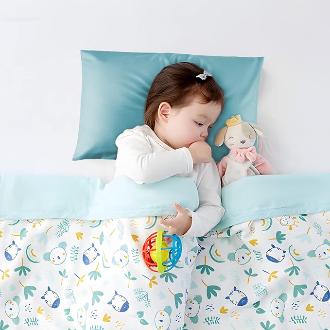 Cotton Toddler Pillowcase 14x20 Envelope: Long-Staple Cotton, Ultra Soft - Image 2