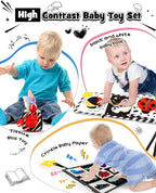 3 PCS Black and White High Contrast Baby Toys - Image 2