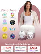 Momcozy M5 Hands-Free Wearable Breast Pump, Double-Sealed Flange - Image 9