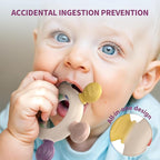 akolik Teething Toys for Babies, Baby Teethers Toy Teething Ring Silicone - Image 3