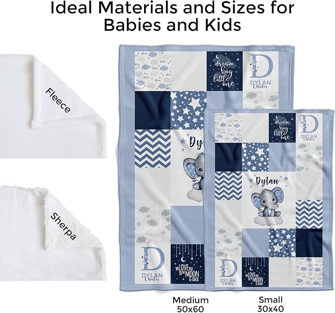 MDPrints Global Personalized Baby Blankets - Image 5