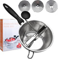 Stainless Steel Ergonomic Food Mill by Compralo
