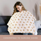 2-Pack Muslin Nursing Cover for Baby Breastfeeding - Image 2