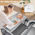 BABY JOY 4 in 1 Pack and Play, Portable Baby Playard - Image 8