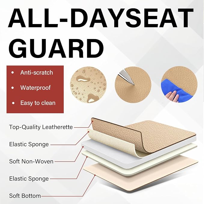 Leather Car Seat Covers Fit for LR Range Rover Evoque 2019-2025, 5 Seater - Image 5