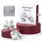 Momcozy 999 Silver Nursing Cups Original Perforated Breathable Design, by Momcozy