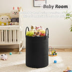 Laundry Basket, Woven Cotton Rope Laundry Hamper, 40L - Image 4