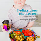 Ahimsa Stainless Steel Kids Dinnerware Set - Image 4