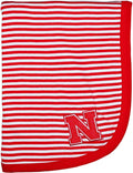 Creative Knitwear Nebraska Striped Baby and Toddler Blanket by CollegeBaby