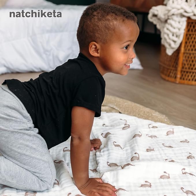 Organic Cotton Muslin Baby Blanket - Image 9
