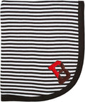 Creative Knitwear Brown Bears Striped Baby and Toddler Blanket by CollegeBaby