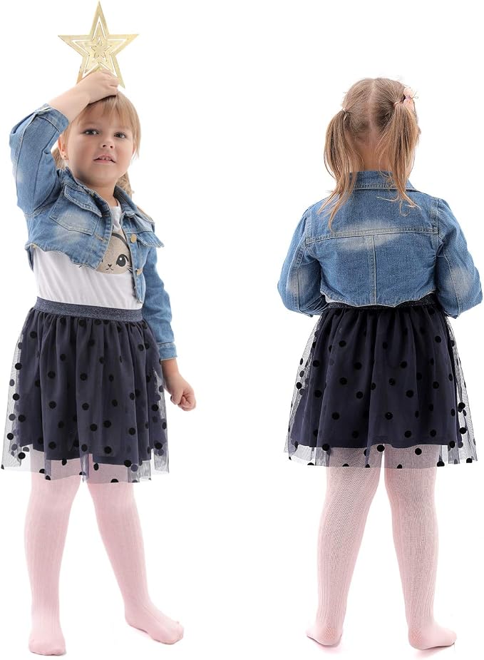 EPEIUS Baby Girl Tights Thick Cable Knit Leggings Stockings Cotton Pantyhose - Image 7