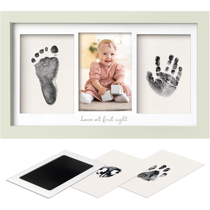 Inkless Baby Hand and Footprint Kit Boy, Girl by KeaBabies