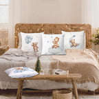 SPBL&L Baby Bear Pillow Covers 18x18, Woodland Animals Nursery Decor - Image 2