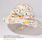 Baby Girl Sun Hat Summer Foldable Beach Hats - Image 4
