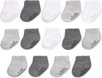 Fruit of the Loom Baby 14-Pack Grow & Fit Flex Zones Cotton Stretch Socks by FruitoftheLoom
