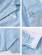A&J DESIGN Boys 7-Piece Formal Suit Ring Bearer Outfit - Image 5