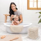 Comfy Cubs Muslin Baby Washcloths 6 Pack - Image 2