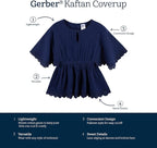 Gerber baby-girls Toddler Kaftan Swim Cover Up - Image 8