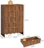 5 Drawer Dresser for Bedroom Set of 2, Modern Closet Chest of Drawers - Image 2