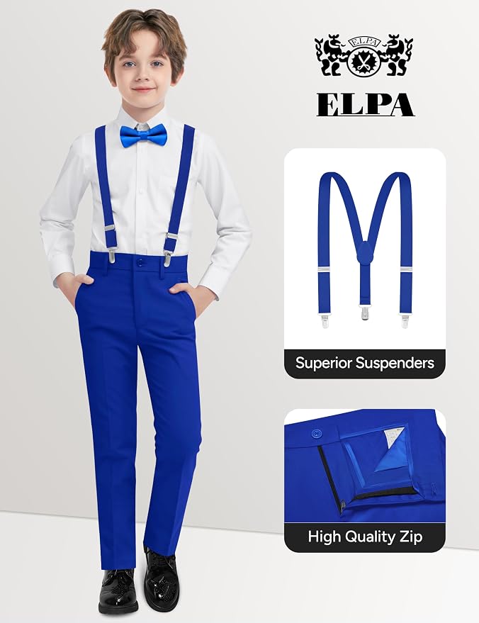 ELPA ELPA Boys' Formal Suit Set, - Image 4
