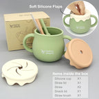 Honey Jar Pot 3-in-1 Silicone Training Cup 8.5oz, Baby Sippy Cup - Image 3