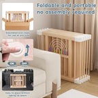 Foldable Wooden Baby Playpen Activity Center, Adjustable Size & Shape Portable - Image 3