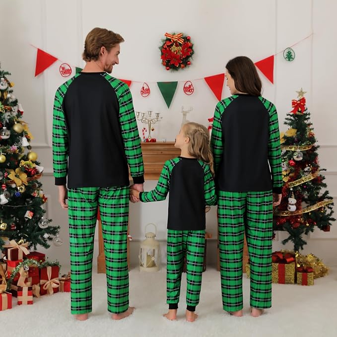 Weixinbuy Family Pajamas Set Christmas Pjs Matching Clothes Pajamas - Image 5