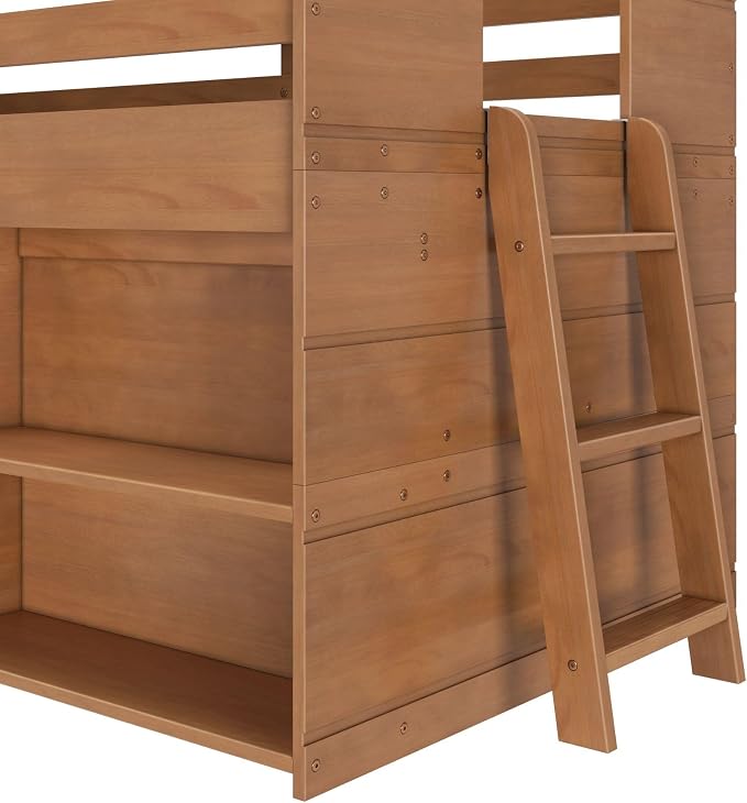 Max & Lily Modern Farmhouse Twin Low Loft Bed - Image 5