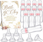 TrelaCo Cool Baby Shower Games Wooden Bottle Chug Sign Boho Theme Gift Sets and by TrelaCo