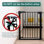 Babelio Baby Gate, 29-43" Auto-Close Easy Install Pet Gate, PressGuard P7 Extra - Image 4