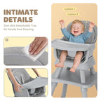 Baby High Chair, 8 in 1 Convertible Highchairs - Image 5