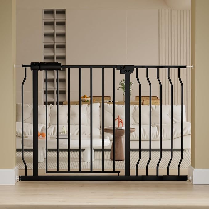 Extra Wide Baby Gate Extra Wide Extra Tall Dog Gates by HOOOEN