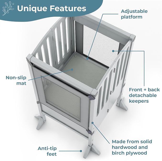Guidecraft Contemporary Kitchen Helper® Stool and 2 Keepers - Image 5
