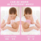 Breast Therapy Ice Packs Large Hot Cold Breast Pads, Nipple Cooling Gel Pads - Image 7