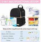 Breastmilk Cooler Travel Bag – 2-in-1 Pump & Bottle Compartments | Insulated - Image 2