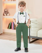 CARETOO Toddler Boy Clothes Suit Gentleman Wedding Outfits Kids Formal Dress - Image 5