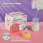 Nuliie 120 Pcs Breastmilk Storage Bags, 8 OZ Breast Milk Storing Bags, Milk - Image 2