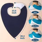 Adult Absorbent Drool Bandana Bibs, Large Soft Bibs Set - Image 3